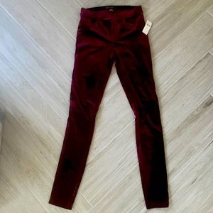 NWT Sexy velvet xs anthropologie pants